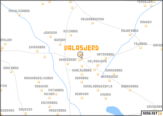 map of Valāsjerd