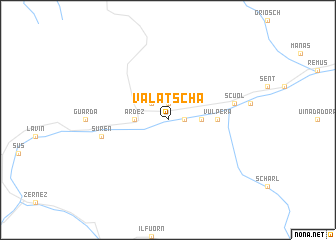 map of Valatscha