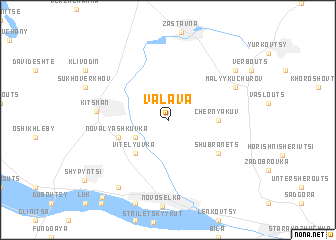 map of Valava