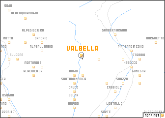 map of Valbella