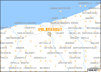 map of Val Bréhout