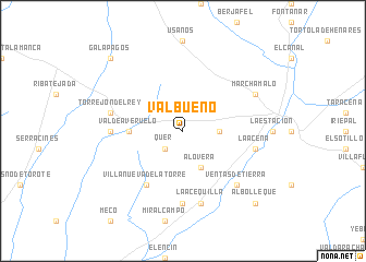 map of Valbueno