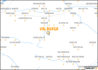 map of Valburga