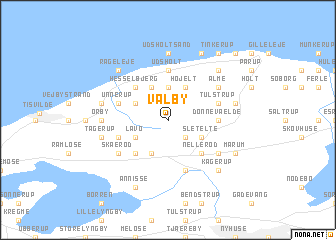 map of Valby