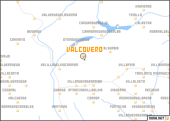 map of Valcovero