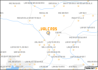 map of Valcros