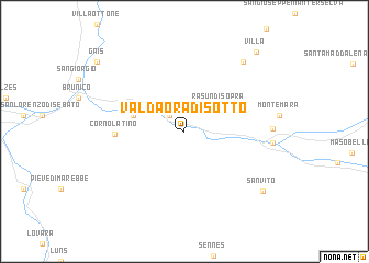 map of Valdaora di Sotto