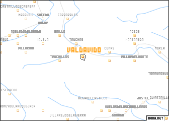 map of Valdavido