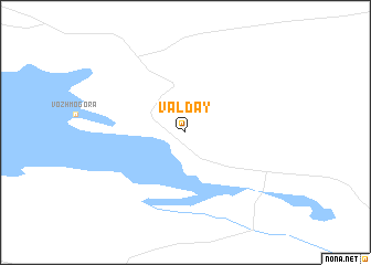 map of Valday