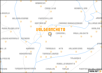 map of Valdeancheta