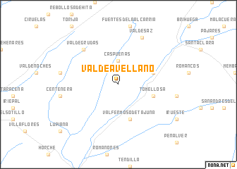 map of Valdeavellano