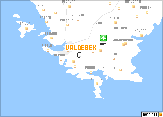 map of Valdebek