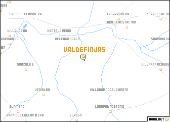 map of Valdefinjas