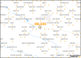 map of Valdek