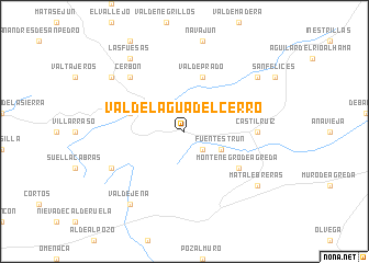 map of Valdelagua del Cerro