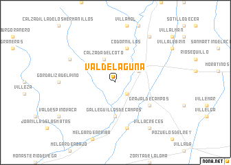 map of Valdelaguna