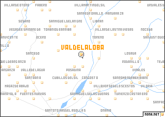 map of Valdelaloba