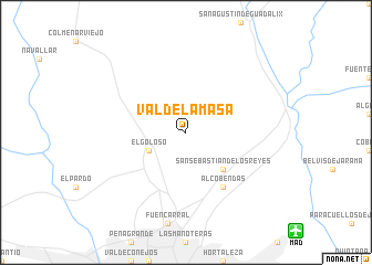 map of Valdelamasa