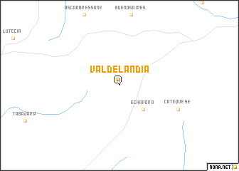 map of Valdelândia