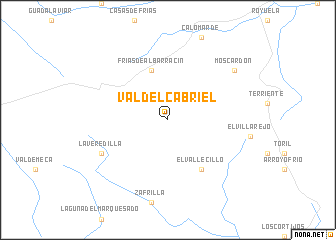 map of Val del Cabriel