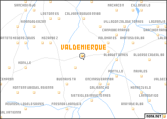map of Valdemierque