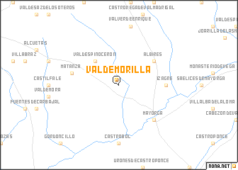 map of Valdemorilla