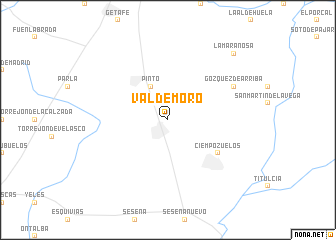 map of Valdemoro