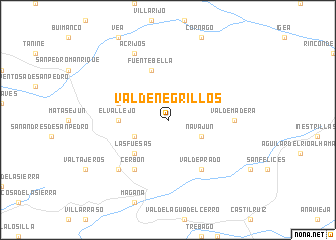 map of Valdenegrillos