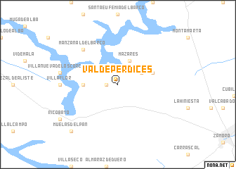 map of Valdeperdices