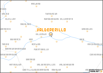 map of Valdeperillo