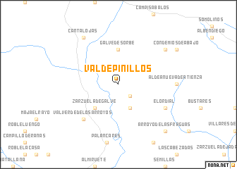 map of Valdepinillos
