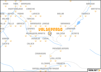 map of Valdeprado