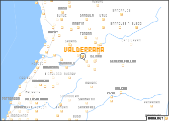 map of Valderrama