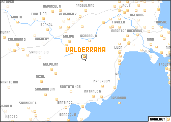 map of Valderrama