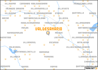 map of Valdesamario