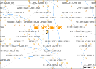 map of Valdesandinas