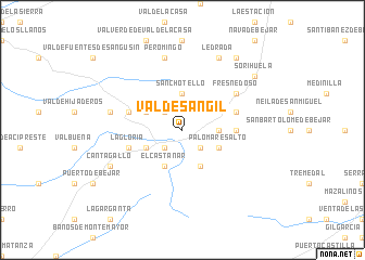 map of Valdesangil