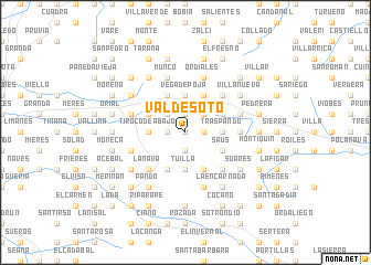 map of Valdesoto