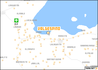 map of Valdespino
