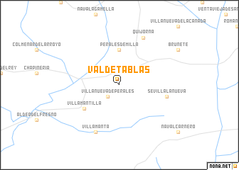 map of Valdetablas