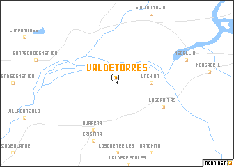 map of Valdetorres