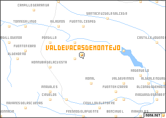 map of Valdevacas de Montejo