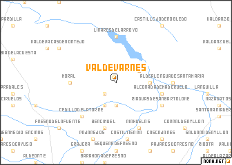 map of Valdevarnés