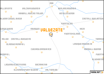 map of Valdezate