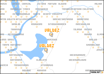 map of Valdez