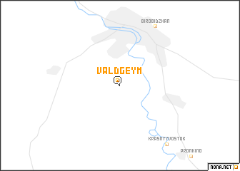 map of Valdgeym