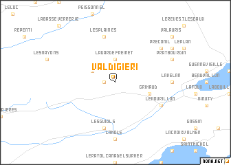 map of Valdigiéri