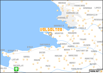 map of Valdoltra