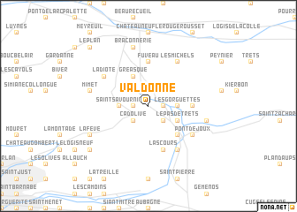 map of Valdonne