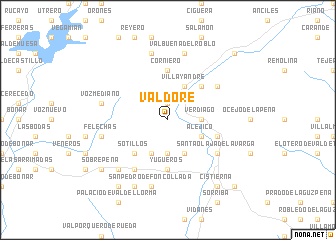 map of Valdoré